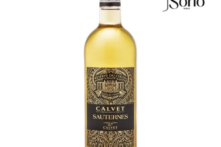 Chai rượu vang khai vị Calvet Sauternes