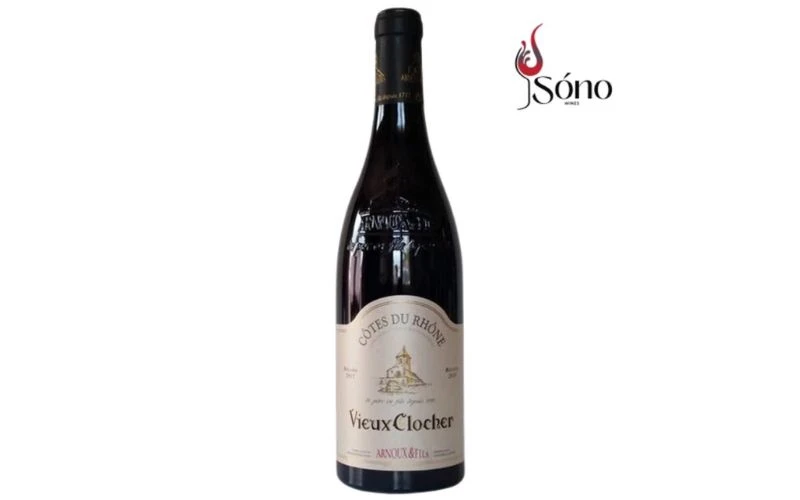 Rượu vang đỏ Côtes Du Rhône Vieux Clocher Rouge Half Bottle
