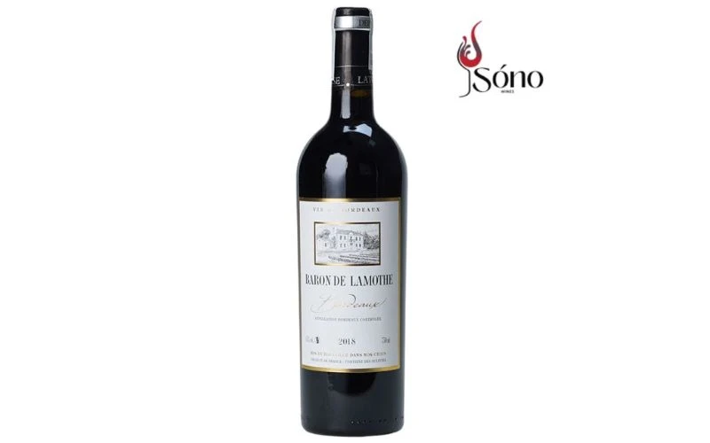 Rượu vang đỏ Baron De Lamothe Vin De Bordeaux