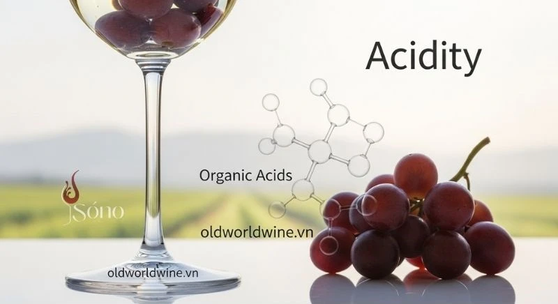Acidity trong rượu vang - Bí quyết tạo nên hương vị hoàn hảo