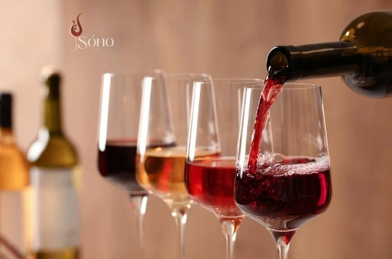 Nồng độ acidity trong các loại rượu vang khác nhau
