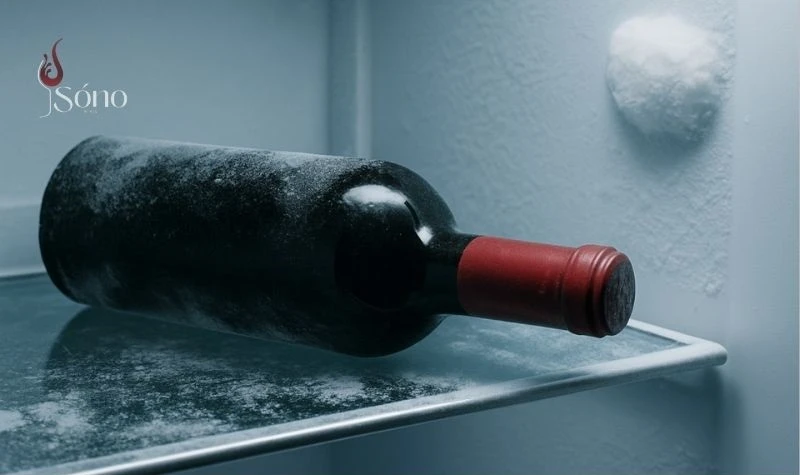 Rượu bị đông đá rất dễ dẫn đến mất hương vị thơm ngon