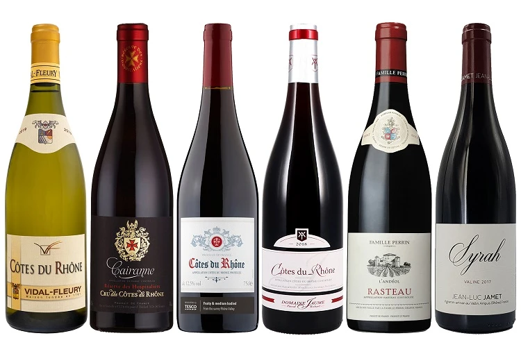 Rượu vang Cotes du Rhône là cấp bậc đỉnh cao nhất