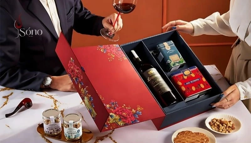 Lưu ý khi biếu rượu vang sếp tết 2026 - Sang - Xịn - Đúng gu