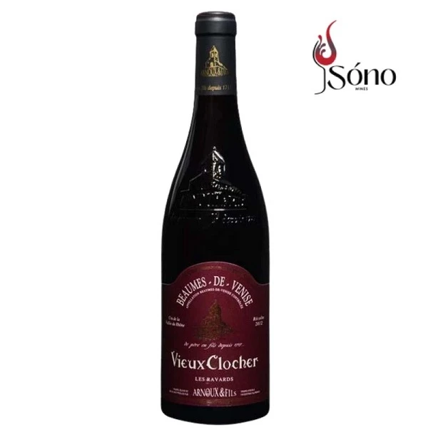 Chai rượu vang Pháp Beaumes De Venise Vieux Clocher biếu Tết