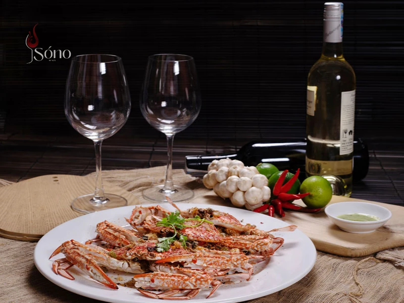 Cách phối hợp rượu vang với các món ăn hải sản ngày Tết