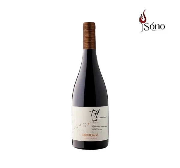Chai rượu vang Chile Undurraga TH 68 Manos Syrah Cauquenes làm quà biếu Tết