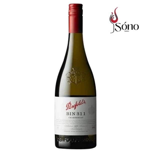 Chai rượu vang trắng Penfolds Bin 311 Chardonnay làm quà biếu Tết
