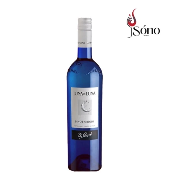 Chai rượu vang trắng Luna di Luna Pinot Grigio DOC làm quà biếu Tết