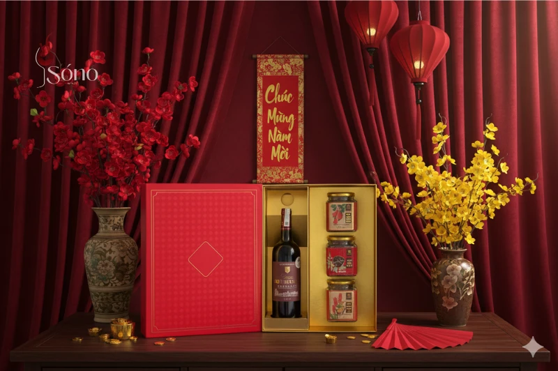 SonoWine - Địa chỉ uy tín mua rượu vang Chile làm quà biếu Tết