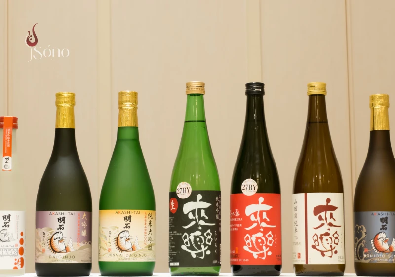 Dòng rượu Sake Honjozo có mức giá dễ tiếp cận chỉ từ 500.000 VNĐ