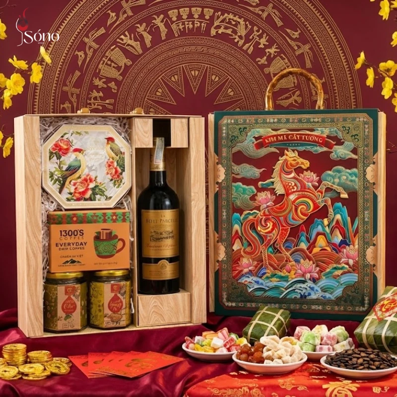 Hộp quà tặng Kim Mã Cát Tường La Belle Parcelle