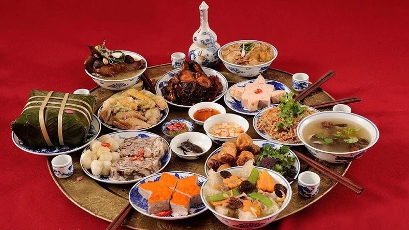 Kết hợp rượu vang với các món ăn đặc trưng trong mâm cỗ ngày Tết Nguyên Đán