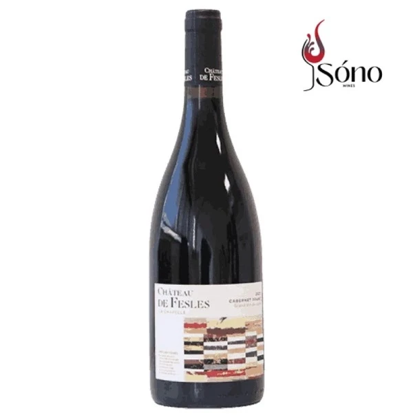 Chai rượu vang Chateau de FESLES La Chepele Cabernet Franc làm quà cho sếp nữ