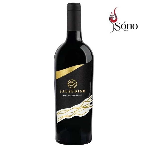 Chai rượu vang Salsedine Vino Rosso D’italia biếu sếp nam