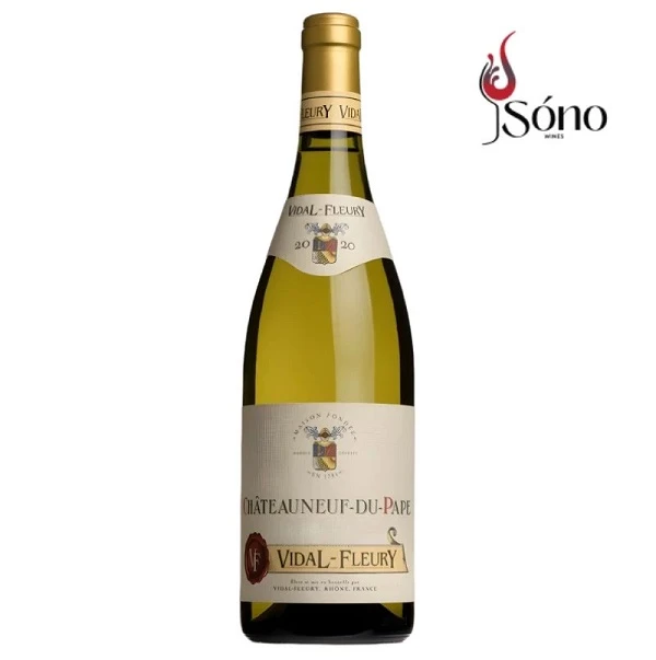 Chai rượu vang Vidal Fleury Chateauneuf Du Pape Blanc làm quà cho sếp nữ