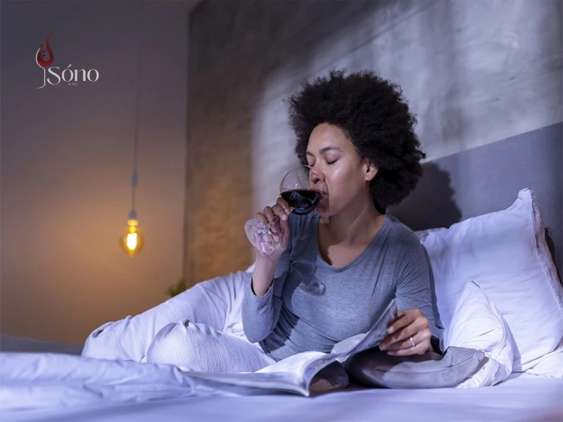 Thời điểm uống rượu vang trước khi đi ngủ lý tưởng nên từ 30 phút đến 1 giờ