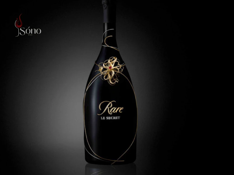Champagne Rare Le Secret lam mon qua trong nhung bua tiec xa