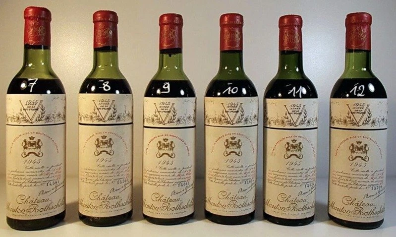 Chateau Mouton Rothschild 1945 la dai dien cho chien thang lich su 1945
