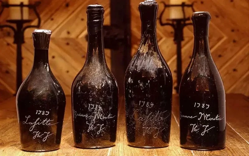 Lafite Rothschild 1787 nam trong danh sach cac chai ruou vang dat nhat the gioi