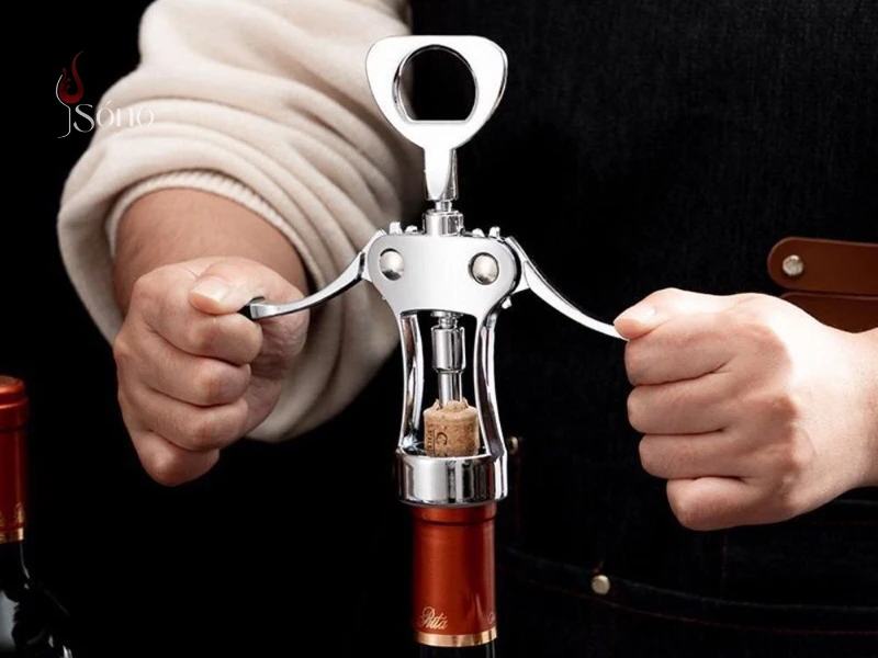 Mẫu đồ khui rượu vang dạng cánh bướm