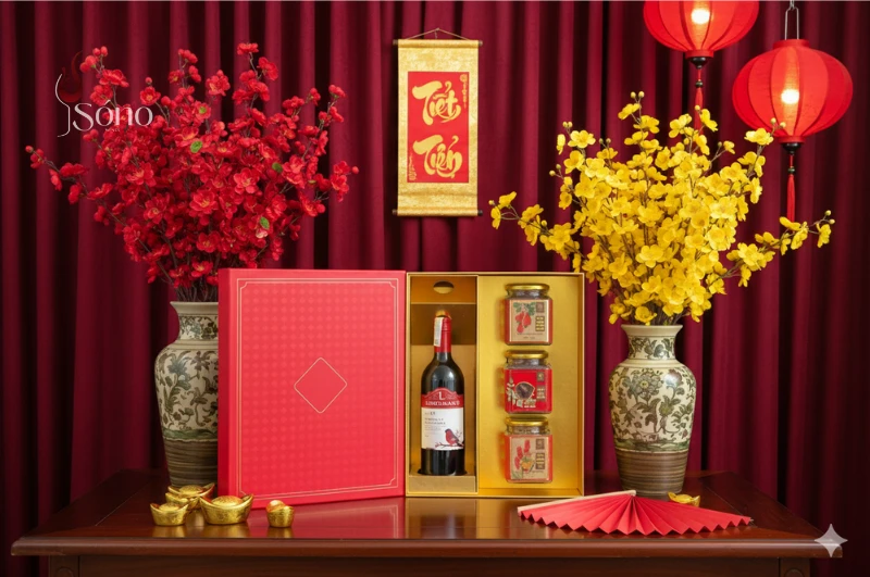 Rượu vang là món quà có ý nghĩa phong thủy tốt lành