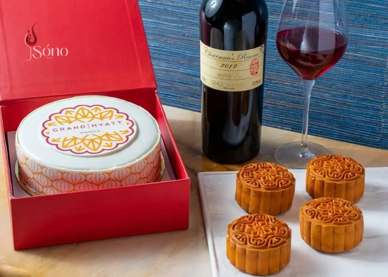 Cách kết hợp rượu vang với bánh trung thu