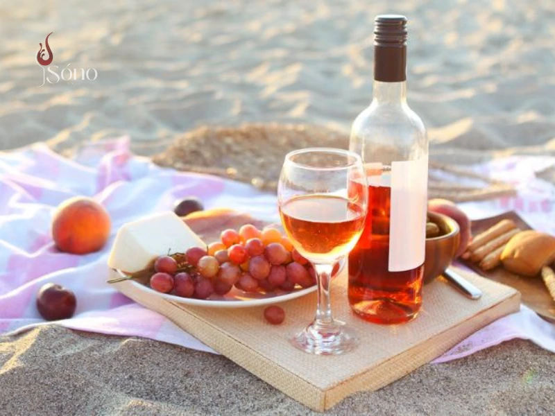 Nồng độ cồn của rượu vang hồng