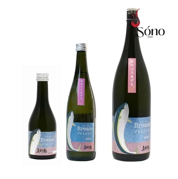 Chai rượu Sake Manotsuru Junmai Breeze tặng ngày 8/3