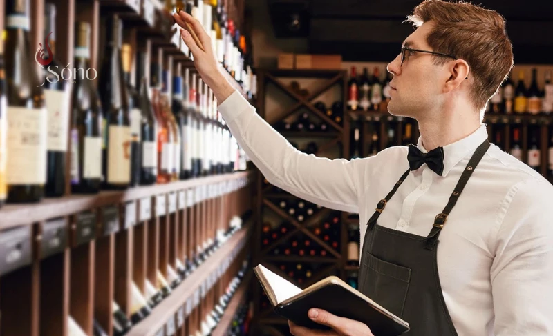 Sommelier có nhiệm vụ quản lý hầm rượu