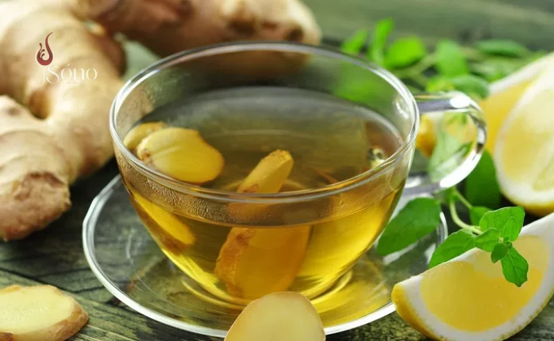 Uống nước, trà gừng giúp giải rượu nhanh chóng